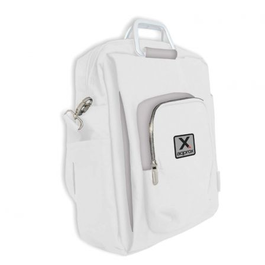 Approx Mochila para Portátil 15.6" APP-NBST15WG, Diseño en Blanco y Gris